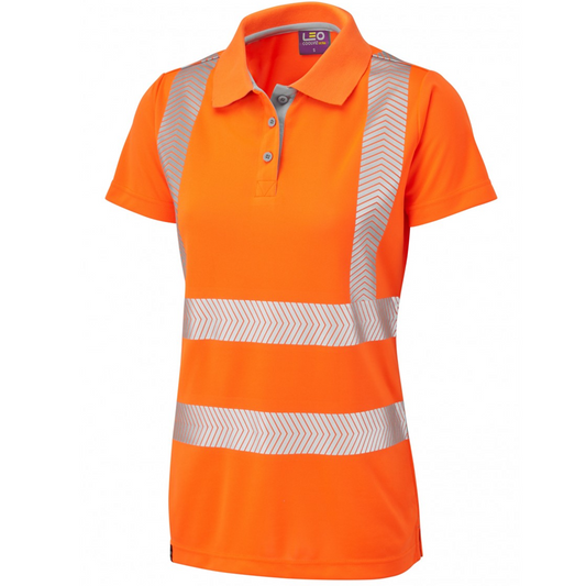 PIPPACOTT Class 2 Coolviz Ultra Women's Polo Shirt Orange