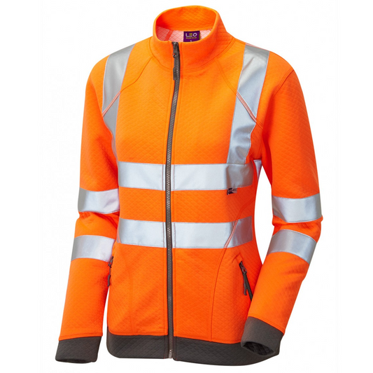 HOLLICOMBE Class 2 Women's Zipped Sweatshirt Orange