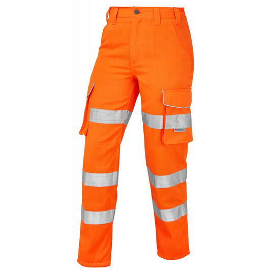 PENNYMOOR Class 2 Women's Poly/Cotton Cargo Trouser Orange