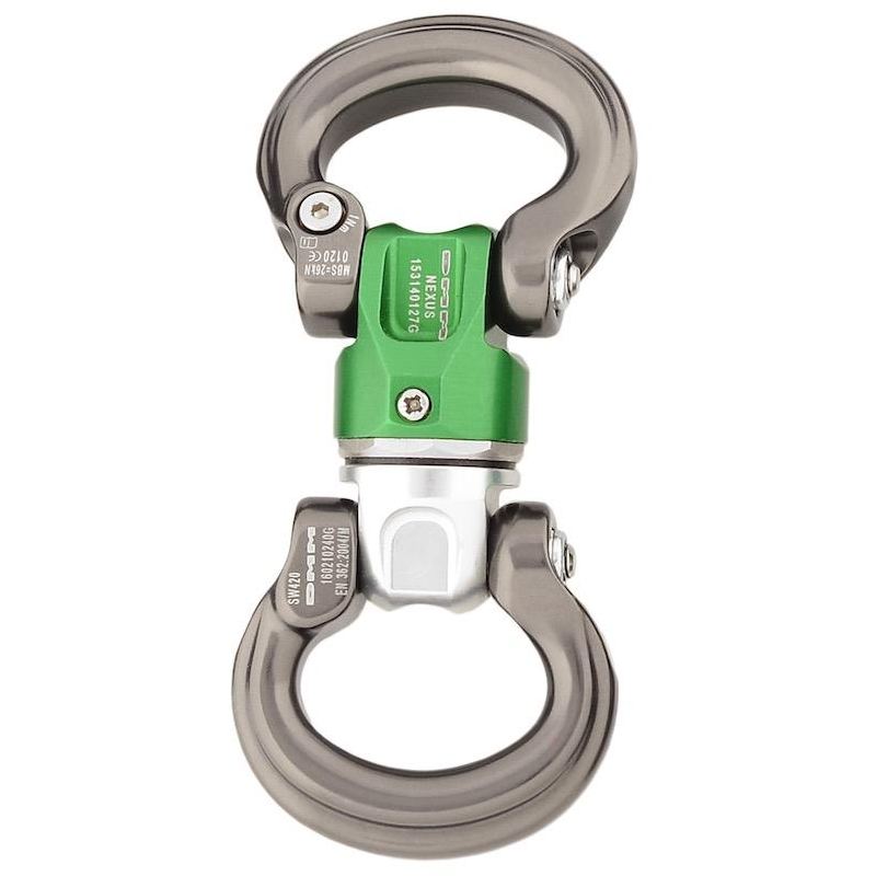 DMM Nexus Swivel Bow to Bow Silver/Green/Titanium
