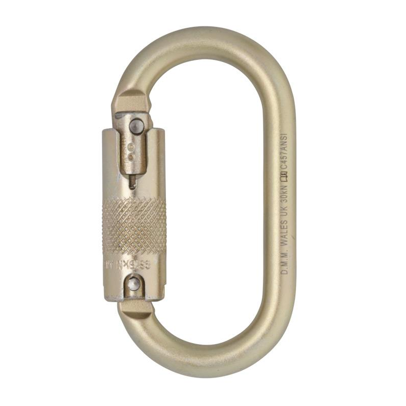 DMM 10mm Steel Oval Locksafe Gold
