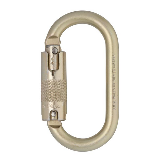 DMM 10mm Steel Oval Locksafe Gold