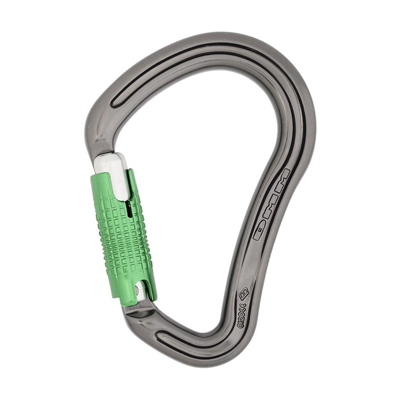 DMM 30kN Boa HMS Locksafe Titanium/Green