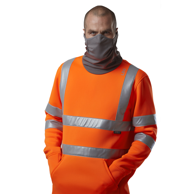 COMBESGATE Class 3 Snood Sweatshirt Orange