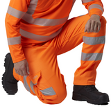 Kingford Class 1 EcoViz Stretch Poly/Cotton Cargo Trouser Orange
