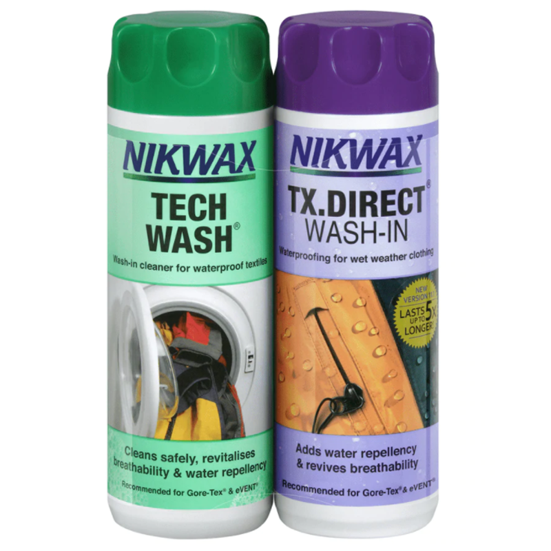 Nikwax Cleaning and Waterproofing Pack - 300ml