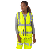 LYNMOUTH Class 1* Women's Superior Waistcoat Yellow