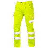 Kingford Class 1 EcoViz Stretch Poly/Cotton Cargo Trouser Yellow