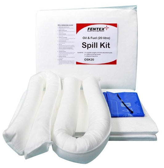 Fentex 20 Litre Oil and Fuel Spill Kit