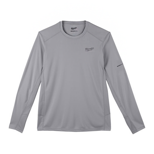 Milwaukee Workskin Light Weight Performance Long Sleeve T‑Shirt – Grey