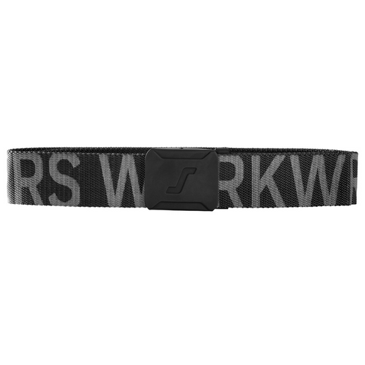 Snickers Logo Belt - Black/Steel grey