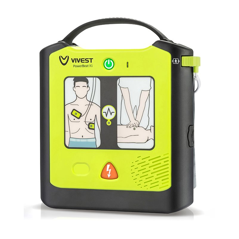 Vivest Defibrillator Power Beat X1 Semi-Automatic AED - Reduced To Clear