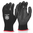 Beeswift PU Coated Glove Black Pack of 10 EC9NBL