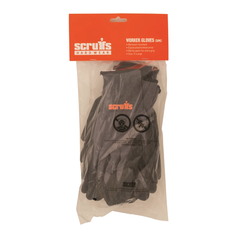 Scruffs Worker Glove Grey