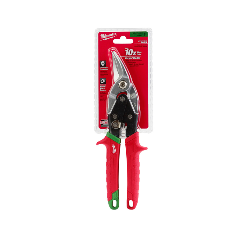 Milwaukee Aviation Snips Right Cut 48224520