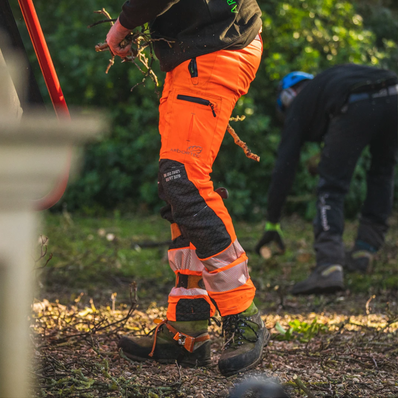 Arbortec Breatheflex Pro Type C Class 1 Chainsaw Trousers - Hi-Vis Orange