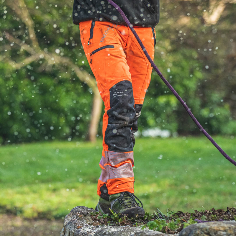 Arbortec Breatheflex Pro Type C Class 1 Chainsaw Trousers - Hi-Vis Orange