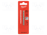 Milwaukee Metal Drill HSS-G ThunderWeb D338 3.2mm-2pc 4932352350