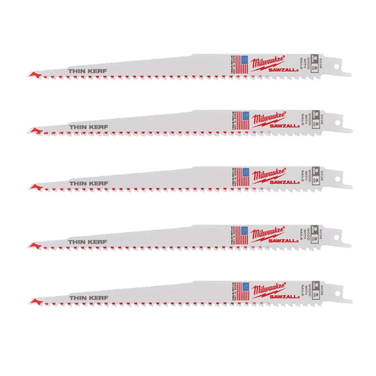 Milwaukee Sawzall Blade For Reciprocating Saws 230mm x 5tpi 5 pack 48475036