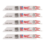 Milwaukee Sawzall Blade For Reciprocating Saws 150mm x 24tpi 5 pack 48475186