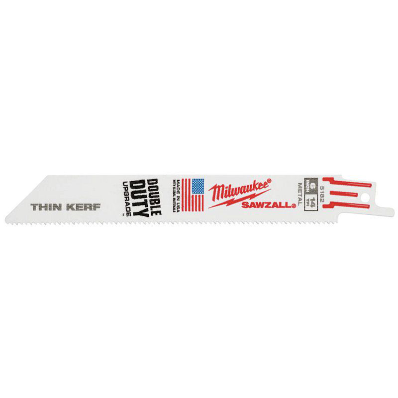 Milwaukee Sawzall Blade For Reciprocating Saws 150mm x 14tpi 5 pack 48005182