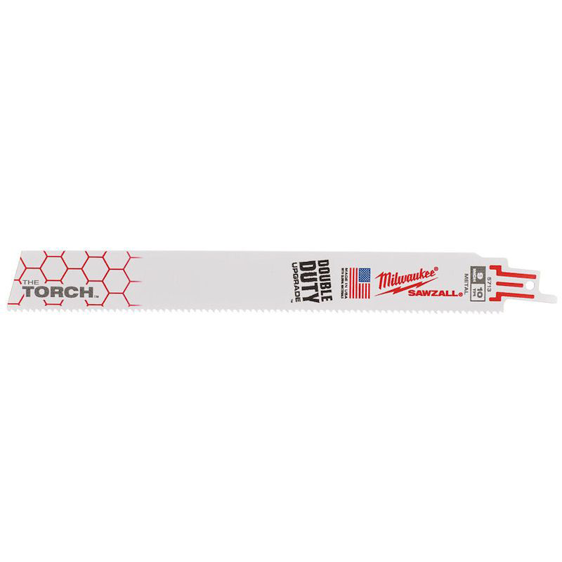 Milwaukee Sawzall Blade For Reciprocating Saws TORCH 230mm x10tpi 05 pack 48005713