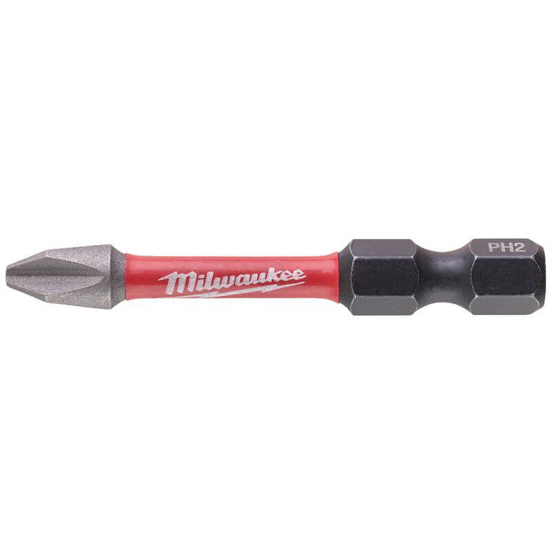 Milwaukee Screwdriver SHOCKWAVE™ Bits PH2 50mm-10pc 4932472048