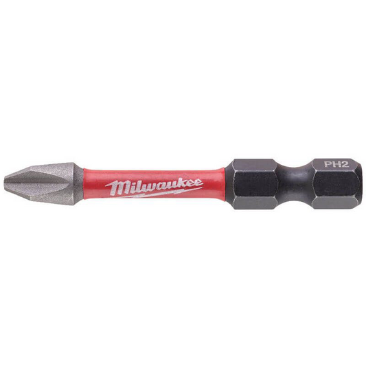 Milwaukee Screwdriver SHOCKWAVE™ Bits PH2 50mm-10pc 4932430855
