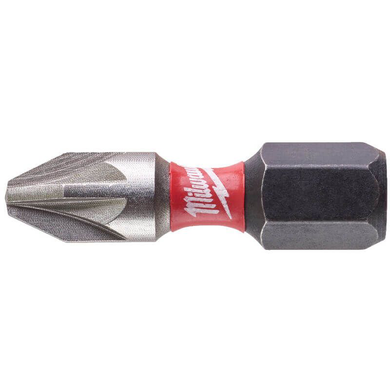 Milwaukee Screwdriver SHOCKWAVE™ Bits PZ2 25mm-25pc 4932472041