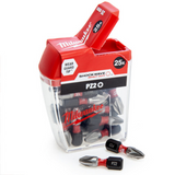 Milwaukee Screwdriver SHOCKWAVE™ Bits PZ2 25mm-25pc 4932472041