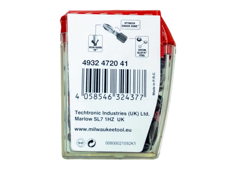 Milwaukee Screwdriver SHOCKWAVE™ Bits PZ2 25mm-25pc 4932472041