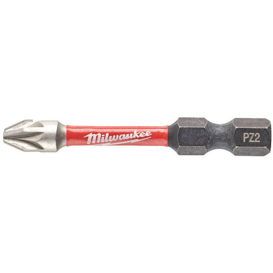 Milwaukee Screwdriver SHOCKWAVE™ Bits PZ2 50mm-1pc  4932472049