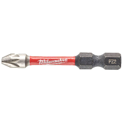 Milwaukee Screwdriver SHOCKWAVE™ Bits PZ2 50mm-1pc  4932472049
