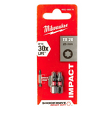 Milwaukee Screwdriver SHOCKWAVE™ Bits TX20 25mm-2pc 4932430874