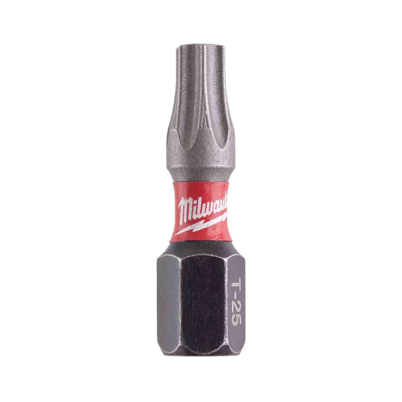 Milwaukee Screwdriver SHOCKWAVE™ Bits TX25 25mm-2pc 4932430879
