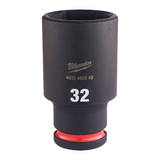 Milwaukee  Hex SHOCKWAVE™ socket 1/2" deep impact 32mm-1pc 4932480349