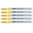Milwaukee Jigsaw Blade 75mm x 4mm T101D - 5pc 4932274351