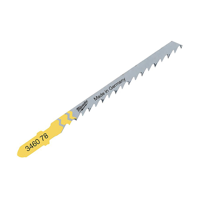 Milwaukee Jigsaw Blade 75mm x 4mm T244D - 5pc 4932346078