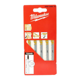Milwaukee Jigsaw Blade 75mm x 4mm T244D - 5pc 4932346078