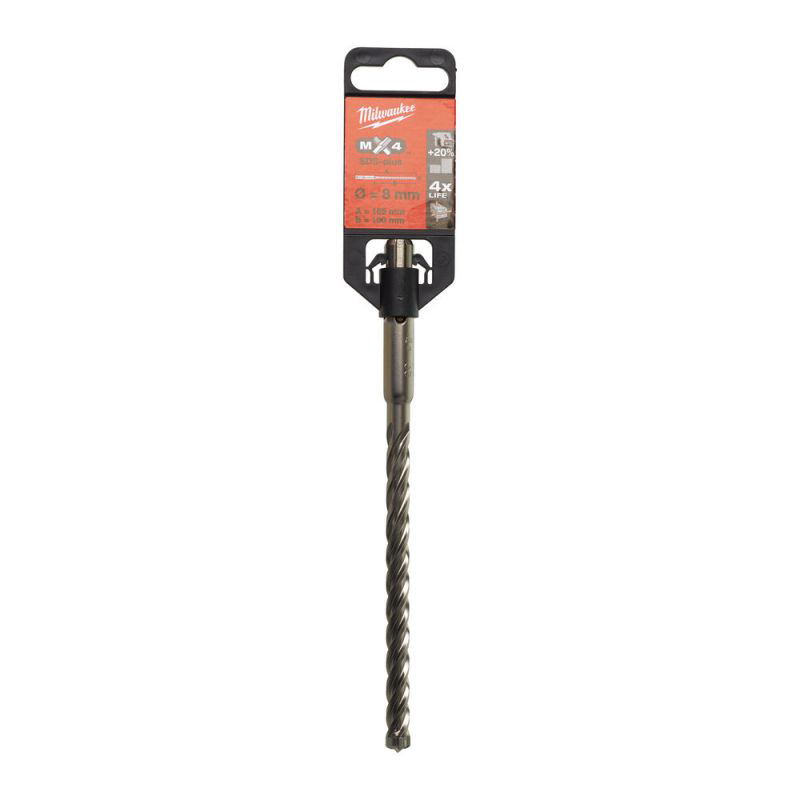 Milwaukee SDS+ MX4 8mm x 165mm - 1pc 4932352022