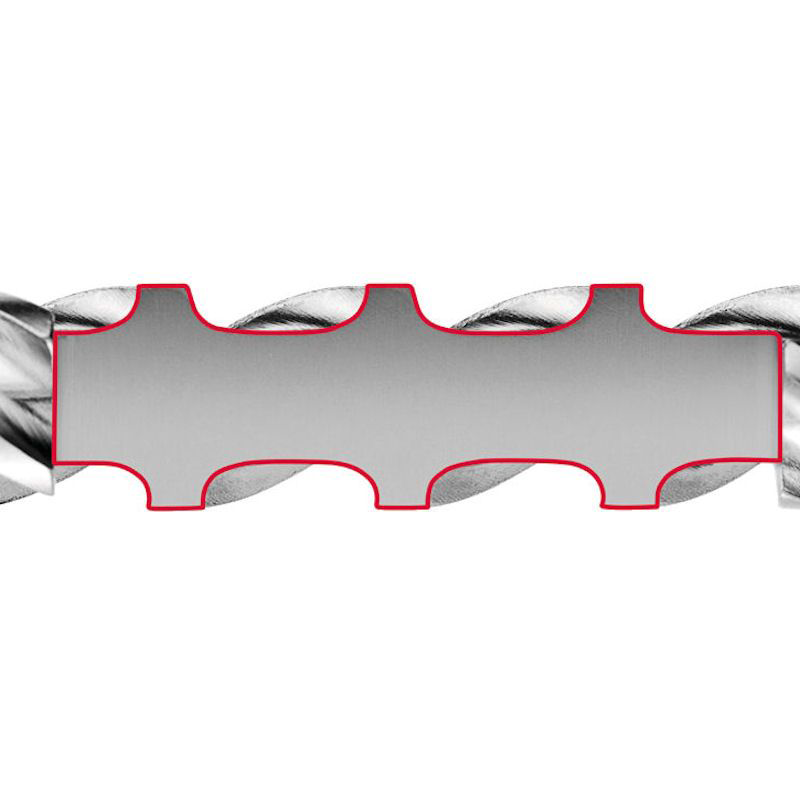 Milwaukee 5 piece SDS+ MX4 Set 4932352835