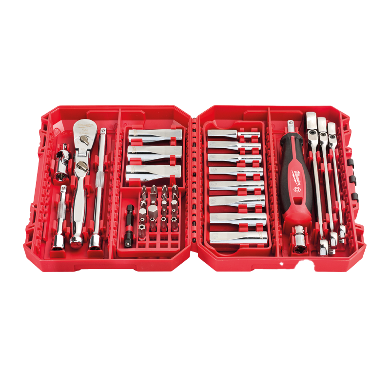 Milwaukee 42 Piece 1/4" Ratchet, Driver & Socket Set 4932498382