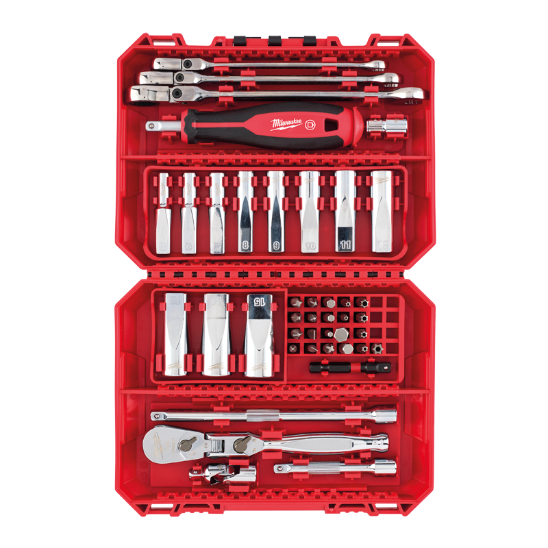 Milwaukee 42 Piece 1/4" Ratchet, Driver & Socket Set 4932498382