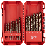 Milwaukee SHOCKWAVE Red Cobalt HSS-19 Pieces Metal Drill Bit Set 4932499764