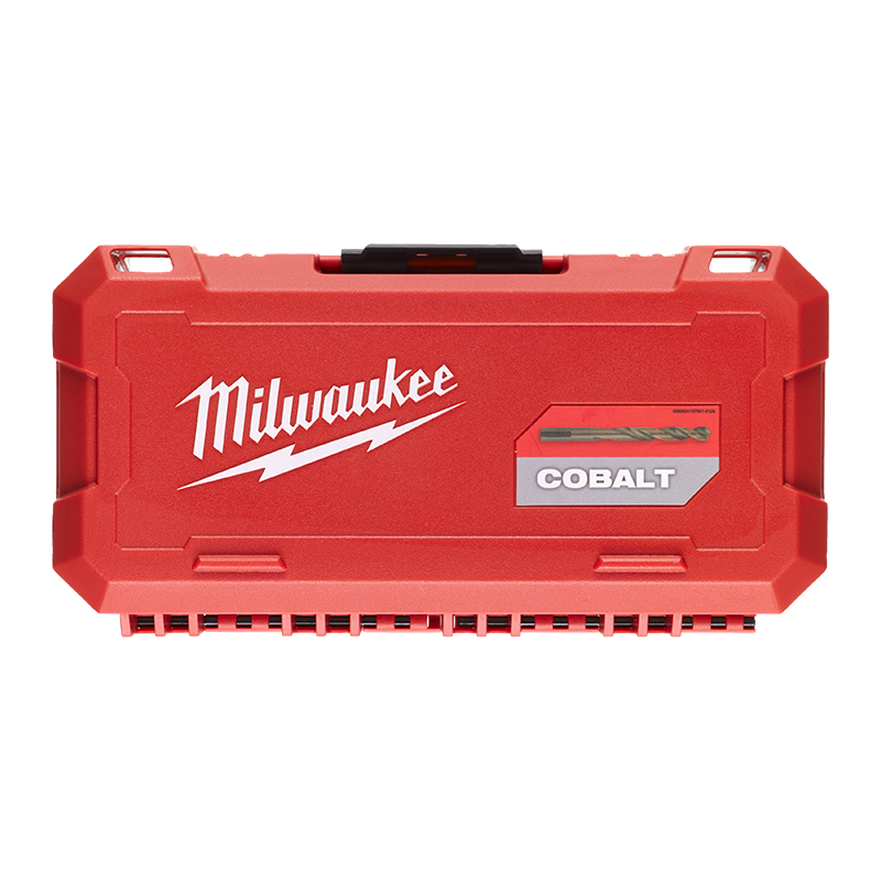 Milwaukee SHOCKWAVE Red Cobalt HSS-19 Pieces Metal Drill Bit Set 4932499764