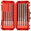 Milwaukee 10pc MX4 4-Cut SDS Drill Bit Set 4932492115