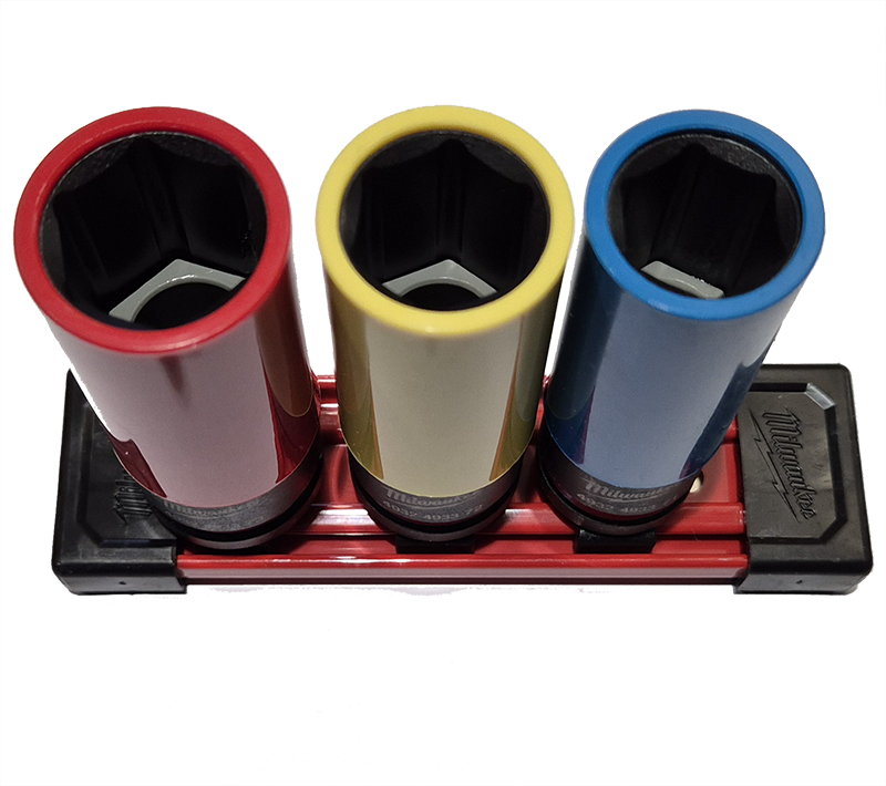 Milwaukee 3pc Heavy Duty Impact Socket Set 4932493370