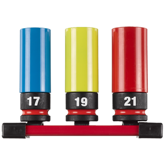 Milwaukee 3pc Heavy Duty Impact Socket Set 4932493370