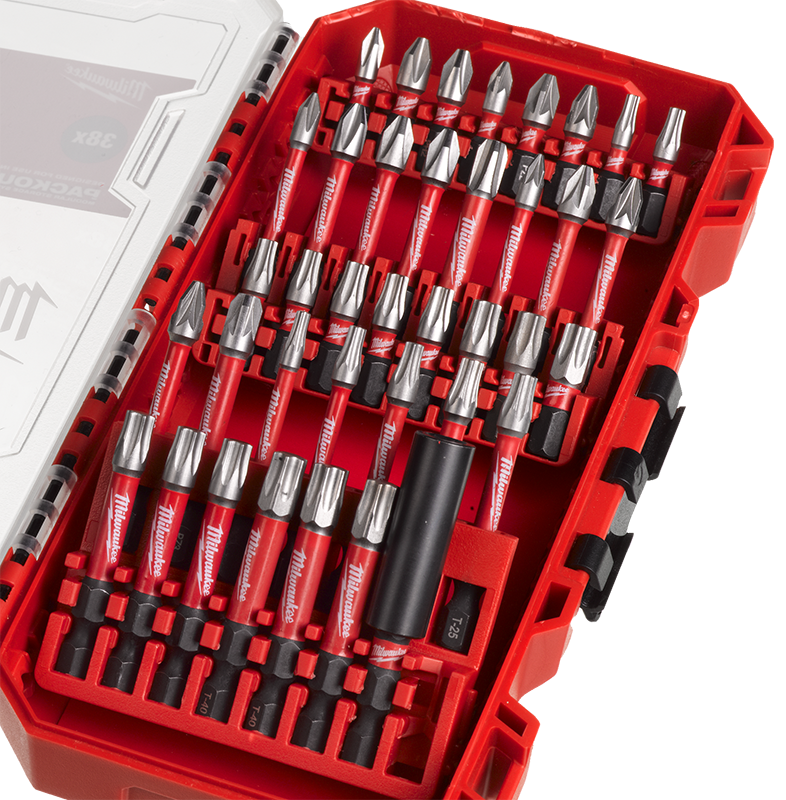 Milwaukee 38 Piece SHOCKWAVE Impact Duty Bit Set 4932492009