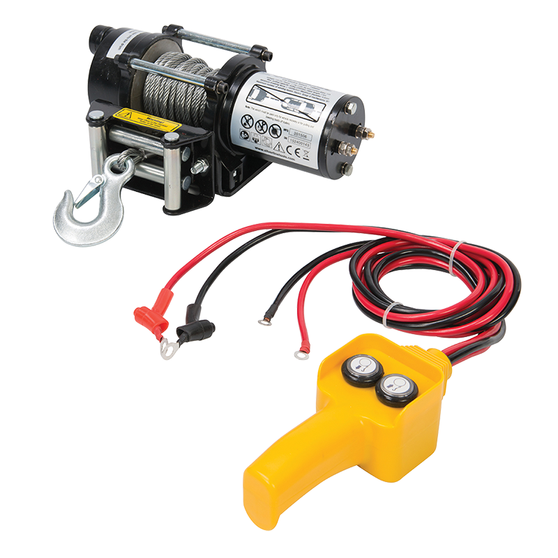 Silverline 2000LB 12V Electric Winch 748850